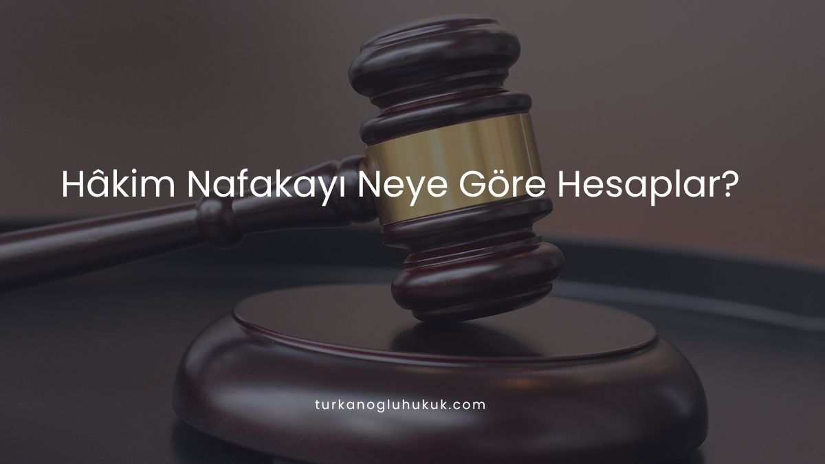 Hâkim Nafakayı Neye Göre Hesaplar?