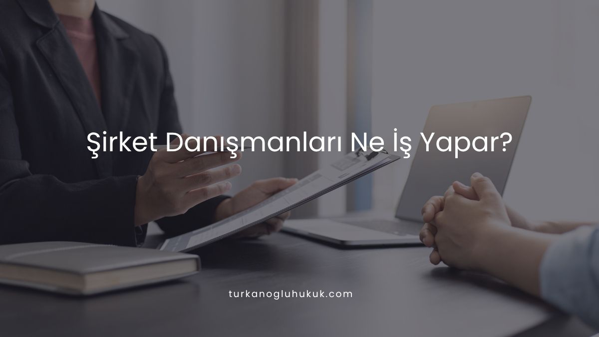 Şirket Danışmanları Ne İş Yapar?